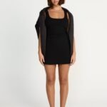 Jayden Mini Dress (Black)