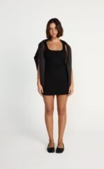 Jayden Mini Dress (Black)
