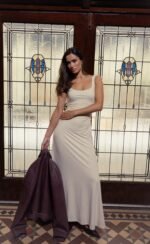Koa Maxi Dress (Oat) - Image 2