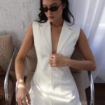 Cortez Mini Dress (Cream)