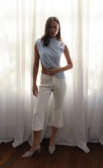 Hollie Midi Pants (Cream) - Image 4
