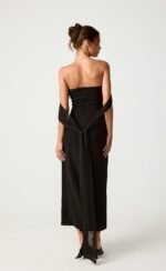 Audrey Maxi Dress (Black) - Image 7