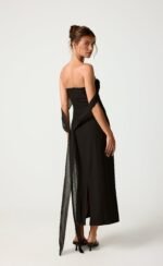 Audrey Maxi Dress (Black) - Image 3