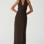 Abbott Maxi Dress (Chocolate)