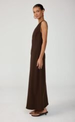Aya Maxi Dress (Chocolate) - Image 4