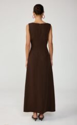 Aya Maxi Dress (Chocolate) - Image 5