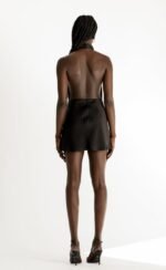 Clara Mini Dress (Black) - Image 8