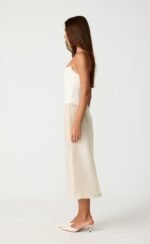 Night Out Midi Skirt (Cream) - Image 4