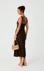 Conway Midi Dress (Chocolate) - Image 2