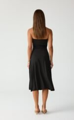 Darya Midi Dress (Black) - Image 4