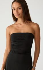 Darya Midi Dress (Black) - Image 6