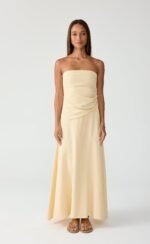 Doria Maxi Dress (Lemon) - Image 5