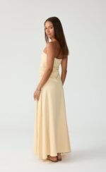 Doria Maxi Dress (Lemon) - Image 2