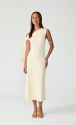 Fletcher Midi Dress (Butter)