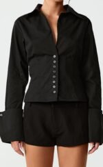 Frances Shirt (Black) - Image 2