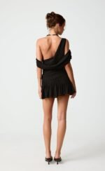 Harriette Mini Skirt (Black) - Image 2