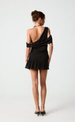 Harriette Mini Skirt (Black) - Image 8