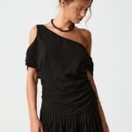 Harriette Mini Skirt (Black)