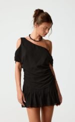 Harriette Mini Skirt (Black)