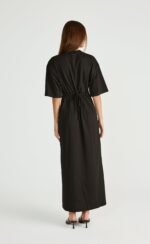 Echoes Maxi Dress (Black) - Image 2
