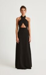Sara Maxi Dress (Black) - Image 3