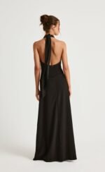 Sara Maxi Dress (Black) - Image 2