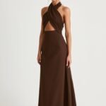 Sara Maxi Dress (Chocolate)