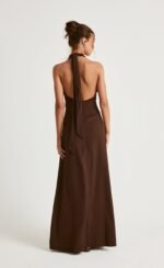 Sara Maxi Dress (Chocolate) - Image 2