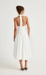 Sara Midi Skirt (Off White) - Image 3