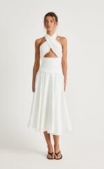 Sara Midi Skirt (Off White) - Image 2