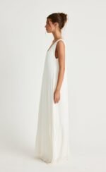 Selena Maxi Dress (Off White) - Image 6