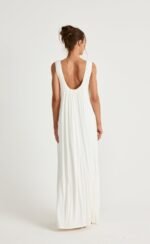 Selena Maxi Dress (Off White) - Image 2