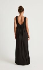 Selena Maxi Dress (Black) - Image 5
