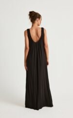 Selena Maxi Dress (Black) - Image 2