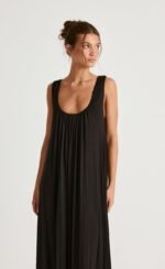 Selena Maxi Dress (Black) - Image 6