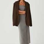 Hudson Midi Dress (Grey)