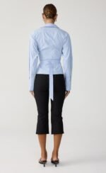 Jettson Shirt (Blue/Choc Stripe) - Image 4