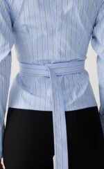 Jettson Shirt (Blue/Choc Stripe) - Image 2