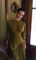 Giovanna Maxi Dress (Olive) - Image 2