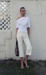 Hollie Midi Pants (Cream)