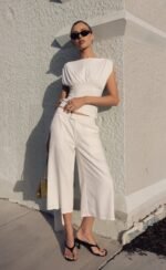 Katia Midi Pants (White)
