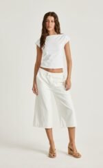 Katia Midi Pants (White) - Image 4