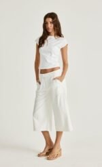 Katia Midi Pants (White) - Image 6