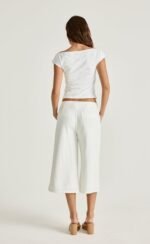 Katia Midi Pants (White) - Image 3
