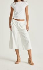 Katia Midi Pants (White) - Image 5