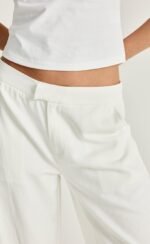Katia Midi Pants (White) - Image 8