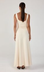 Koa Maxi Dress (Oat) - Image 3