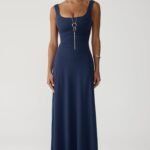 Koa Maxi Dress (Navy)