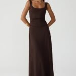 Koa Maxi Dress (Chocolate)