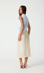 Night Out Midi Skirt (Cream) - Image 6